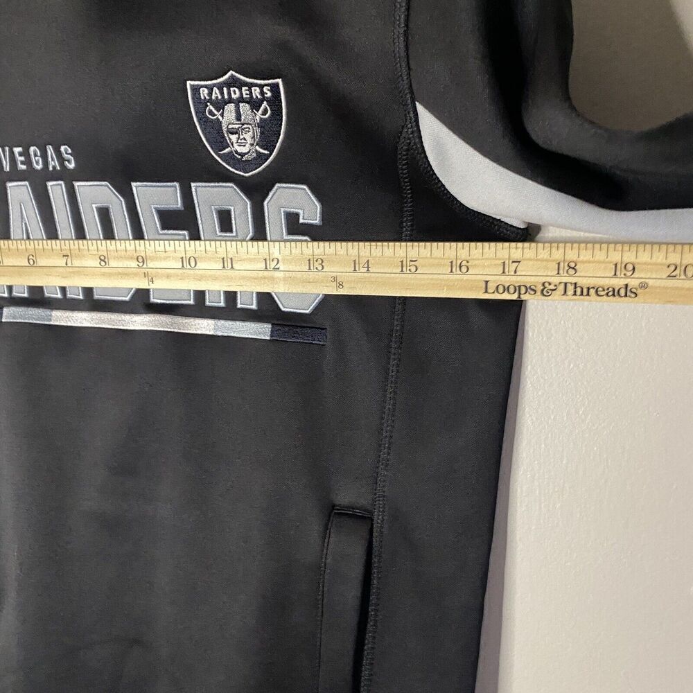 Las Vegas Raiders Youth MEDIUM NFL  Black Pullover‎ Hoodie NEW With Tags - Picture 5 of 6